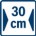 عرض 30 سانتیمتر