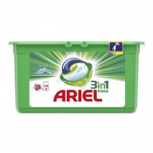 قرص ماشین لباسشویی 35 عددی ژله ای آریل مدل Ariel 3in1