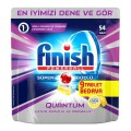 قرص ماشین ظرفشویی 54تایی فینیش مدل Finish Quantum Powerball Lemon