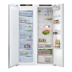 یخچال و فریزر دوقلو توکار بوش مدل KIR81AFD0M- GIN81AEE0M